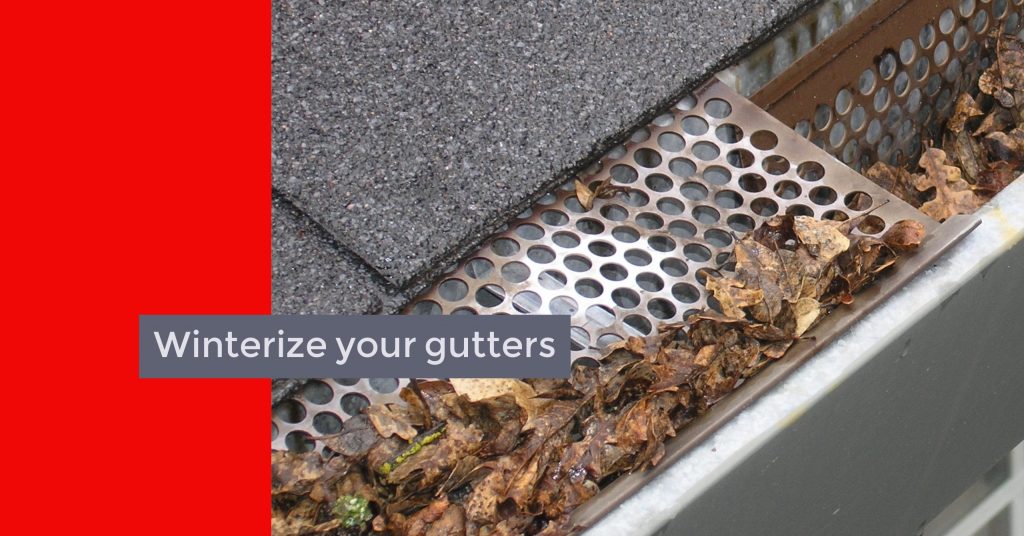 Winterize your gutters richmond va